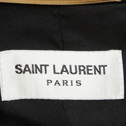 Saint Laurent Black Wool Single Breasted Blazer M