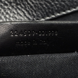 Pre Owned Yves Saint Laurent Black Canvas and Leather Logo Patch Tote