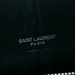 Saint Laurent Metallic Lizard Embossed Leather Baby Classic Sac De Jour Top Handle Bag