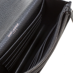 Pre Owned Saint Laurent Paris Black Leather Sunset Shoulder Bag