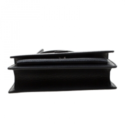 Pre Owned Saint Laurent Paris Black Leather Sunset Shoulder Bag