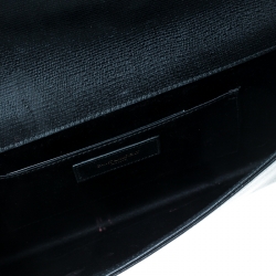 مملوكة مسبقًا Saint Laurent Black Patent Leather Y-Ligne Clutch