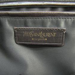 Pre Owned Saint Laurent Brown Leather Large Muse Satchel