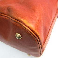 Pre Owned Saint Laurent Brown Leather Large Muse Satchel