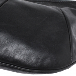 Pre Owned Yves Saint Laurent Black Leather Mini Mombasa Hobo