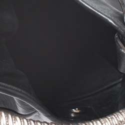 Pre Owned Yves Saint Laurent Black Leather Mini Mombasa Hobo