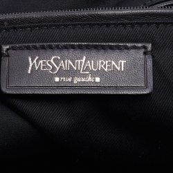 مملوكة مسبقًا Yves Saint Laurent Black Patent Leather Roady Hobo