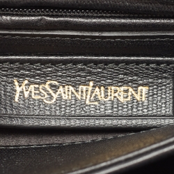 Pre Owned Yves Saint Laurent Black Leather Chyc Shoulder Bag