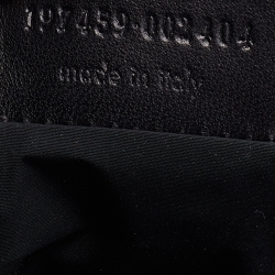 Pre Owned Yves Saint Laurent Metallic Grey Leather Satchel