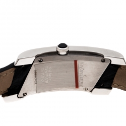 Pre Owned Yves Saint Laurent Black Stainless Steel Rive Gauche Women's Wristwatch 17 mm