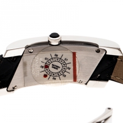 Pre Owned Yves Saint Laurent White Stainless Steel Rive Gauche Women's Wristwatch 17 mm