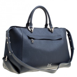 Zac Zac Posen Blue Leather Tote