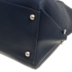 Zac Zac Posen Blue Leather Tote