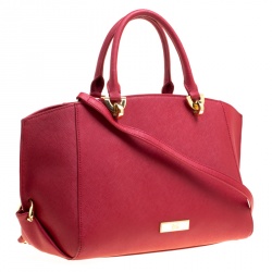 Zac Zac Pozen Red Leather Tote