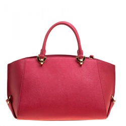 Zac Zac Pozen Red Leather Tote
