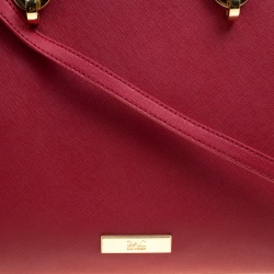 Zac Zac Pozen Red Leather Tote