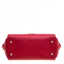 Zac Zac Pozen Red Leather Tote