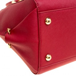 Zac Zac Pozen Red Leather Tote