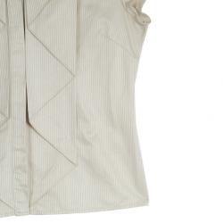 Zac Posen Ruffle Short Sleeve Top M