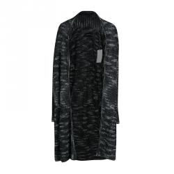 Zadig and Voltaire Monochrome Alpaca Open Front Celiya Yu Long Cardigan M
