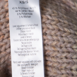 Zadig and Voltaire Multicolor Chunky Knit Belted Mia Cardigan M/L