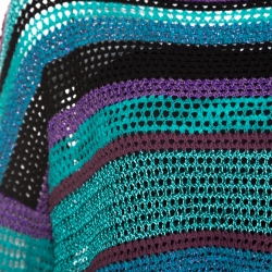 Pre Owned بلوفر زادك أند فولتير فلينت هو كروشيه مخطط متعدد الألوان S