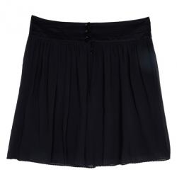 Pre Owned Zadig & Voltaire Gathered Flare Skirt M