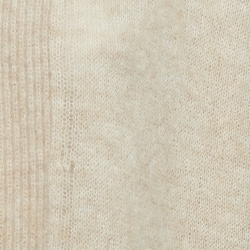 Pre Owned Zadig & Voltaire Beige Wool Blend Knit Ripped Style Long Cardigan M/L