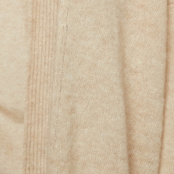 مملوكة مسبقًا Zadig & Voltaire Beige Distressed Knit Cardigan M/L