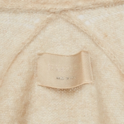 مملوكة مسبقًا Zadig & Voltaire Beige Distressed Knit Cardigan M/L