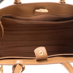 Zadig and Voltaire Brown Leather Medium Candide Top Handle Bag
