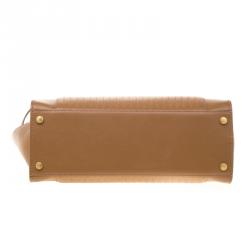 Zadig and Voltaire Brown Leather Medium Candide Top Handle Bag