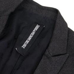 Zadig & Voltaire Grey Tweed Blazer M