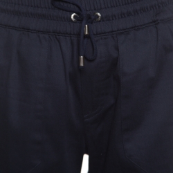Zadig & Voltaire Navy Blue Elasticized Waist Carrot Fit Pal Pants S
