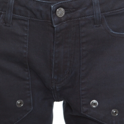 Pre Owned Zadig and Voltaire Indigo Washed Trim Effect Straight Fit Evron Jeans M 