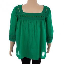 Pre Owned Zadig & Voltaire Crochet Cotton Top M