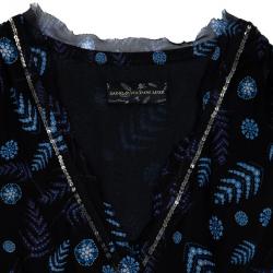 Pre Owned Zadig & Voltaire Luxe Printed Dress L