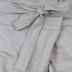 Pre Owned Zadig & Voltaire Plumo Two-Tone Cropped Pants XS