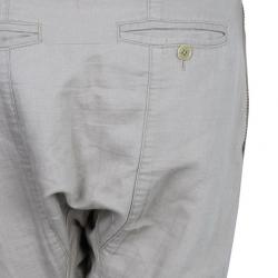 Pre Owned Zadig & Voltaire Plumo Two-Tone Cropped Pants XS