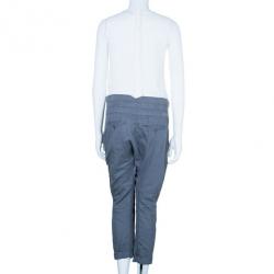 Pre Owned Zadig & Voltaire Plumo Cropped Pants S