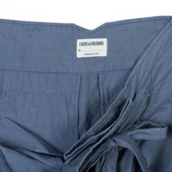 Pre Owned Zadig & Voltaire Plumo Cropped Pants S