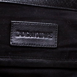 Pre Owned Zadig and Voltaire Black Leather Mick Tote