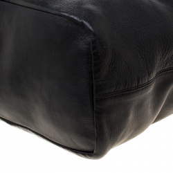 Pre Owned Zadig and Voltaire Black Leather Mick Tote