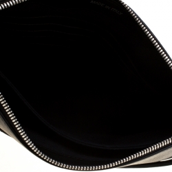 Pre Owned Zadig & Voltaire Black Leather Panglo Crossbody Bag