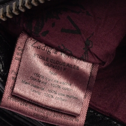 Pre Owned Zadig & Voltaire Black Leather Studded Wristlet Clutch