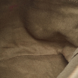 Pre Owned Zadig & Voltaire Olive Green Suede Rock Foldover Crossbody Bag