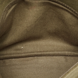 Pre Owned Zadig & Voltaire Olive Green Suede Rock Foldover Crossbody Bag