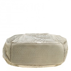 Zagliani Grey Python JJ Hobo