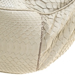 Zagliani Grey Python JJ Hobo