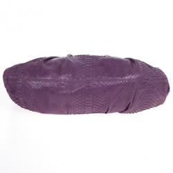 Zagliani Python Chain Strap Shoulder Bag